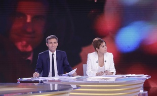 David Pujadas et Léa Salamé ont animé la soirée électorale du 23 avril sur France 2