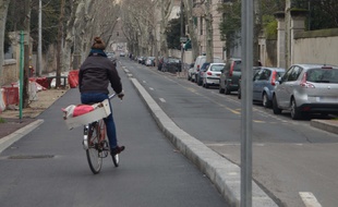 Un vélo à Montpellier.
