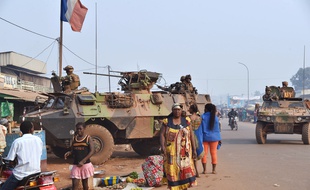 Des soldats français de l'opération Sangaris, en Centrafrique