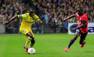 Issa Cissokho, le défenseur du FCN, contre Lille