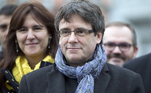 Le président catalan, Carles Puigdemont, à Bruxelles, le 12 janvier 2018.