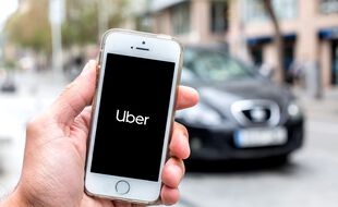 Le logo d'Uber.