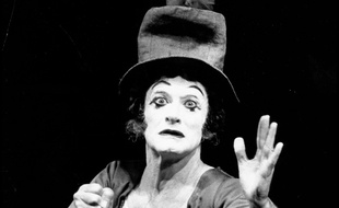 Le mime Marceau en 1960