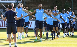 Les Marseillais à l'entraînement, cet été, à la Commanderie.