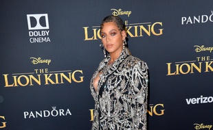 La chanteuse Beyoncé à l'avant-première du «Roi Lion»