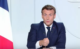 Emmanuel Macron, mercredi 28 octobre 2020 à l'Elysée.