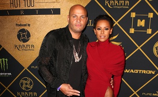 Stephen Belafonte et Mel B à Los Angeles