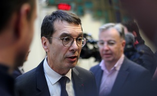 Le PDG de la SNCF Jean-Pierre Farandou, ici lors de sa venue à Rennes, le 24 janvier 2020.