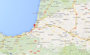 Capture Google Maps d'Anglet (Pyrénées-Atlantiques)
