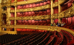 L'opéra Garnier à Paris.