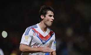 Le milieu de terrain de l'OL Yoann Gourcuff le 15 janvier 2014.