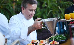 Le chef français Daniel Boulud, lors d'une réception à Miami le 4 décembre 2019 (illustration).
