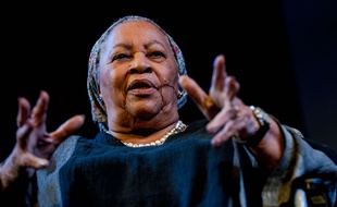 Toni Morrison, le 27 mai 2014 au Hay Festival