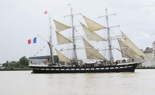 Arrivée du Belem à Bordeaux le 14 août 2014
