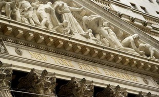 Le fronton de la Bourse de New York
