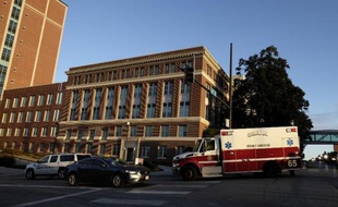 Le Nebraska Medical Center à Omaha (Etats-Unis) où est soigné le médecin sierra-léonais infecté par Ebola, le 6 octobre 2014