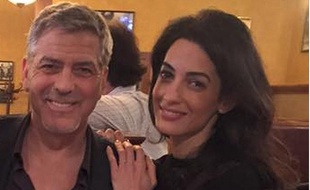 George et Amal Clooney prennent la pose dans le Kentucky