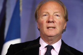 Brice Hortefeux à Marcq-en-Baroeul, le 17 février 2011, alors ministre de l'Intérieur.