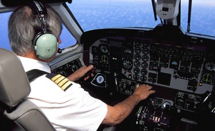 Un pilote Air France, en 2005.