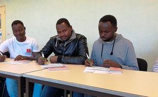 Des migrants ont signé un contrat avec Synergie Saint-Herblain