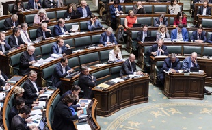 Les membres du Parlement fédéral belge. Image d'illustration.