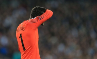 Hugo Lloris lors de Tottenham-Barcelone en Ligue des champions, le 3 octobre 2018.