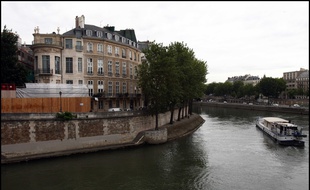 L'île Saint-Louis à Paris.