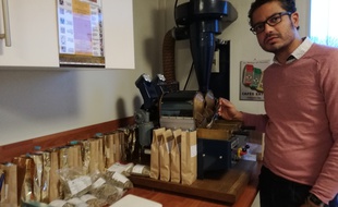 Veda Viraswami a participé aux championnats du monde de torréfaction de café en Chine.