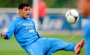 Hatem ben Arfa s'entraine le 22 mai 2012 à Clairefontaine.