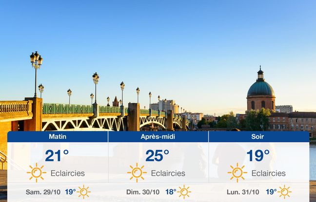 Météo Toulouse: Prévisions du vendredi 28 octobre 2022