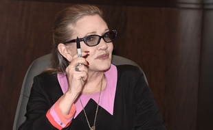 Carrie Fisher le 16 novembre 2016 pour la sortie de ses mémoires «The Princess Diaries»