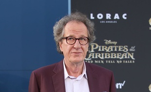 L'acteur Geoffrey Rush à Hollywood