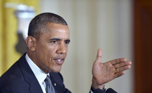 Le président américain Barack Obama à Washington, le 26 février 2014.