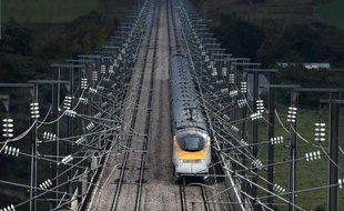 Un train Eurostar près de Rochester le 13 octobre 2014