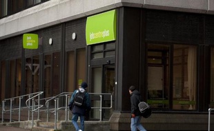 Une agence pour l'emploi à Bromley, en Angleterre