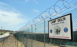 Le Camp Delta du camp américain de Guantanamo à Cuba, le 7 aout 2013
