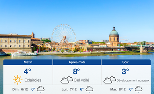 Météo Toulouse: Prévisions du samedi 5 décembre 2020