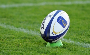 Un ballon de rugby en octobre 2014.