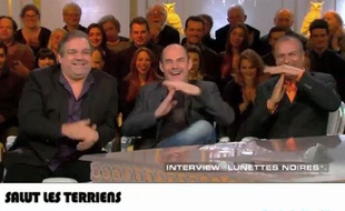Les Inconnus sur le plateau de «Salut les terriens» ce samedi 1er février 2014.