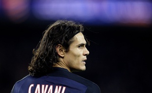 Edinson Cavani lors de la demi-finale de Coupe de la Ligue PSG-Toulouse, le 27 janvier 2016.