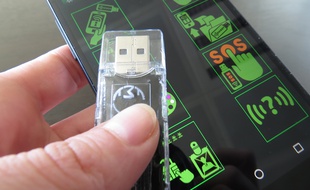 La clé EVIKEY cyber-sécurisée conçue par la start-up française Freemindtronic.