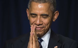 Barack Obama a participé au petit-déjeuner annuel de prière, le 5 février 2015.