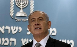 Le Premier ministre israélien Benjamin Netanyahu lors d'une conférence de presse, le 2 décembre 2014 à Jérusalem