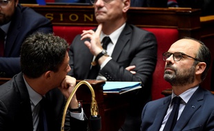 Edouard Philippe et Jean-Michel Blanquer à l'Assemblée, en décembre 2018.