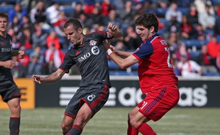 Benoît Cheyrou avec le Toronto FC.