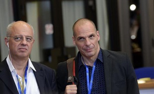 Le ministre grec des Finances Yanis Varoufakis le 22 juin 2015 à Bruxelles