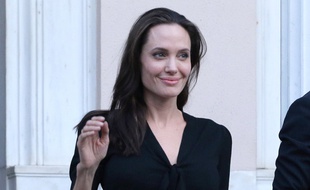 Angelina Jolie lors d'un déplacement à Athènes