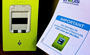 Un compteur Linky, illustration