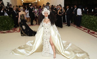 La rappeuse Cardi B au Met Gala 2018