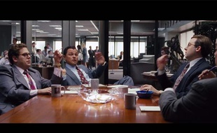 Extrait du film de Martin Scorsese «Le loup de Wall Street» avec Leonardo DiCaprio.
